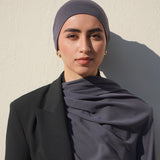 Matching Hijab & Undercap - Qadr Blue