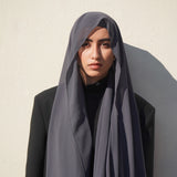 Matching Hijab & Undercap - Qadr Blue