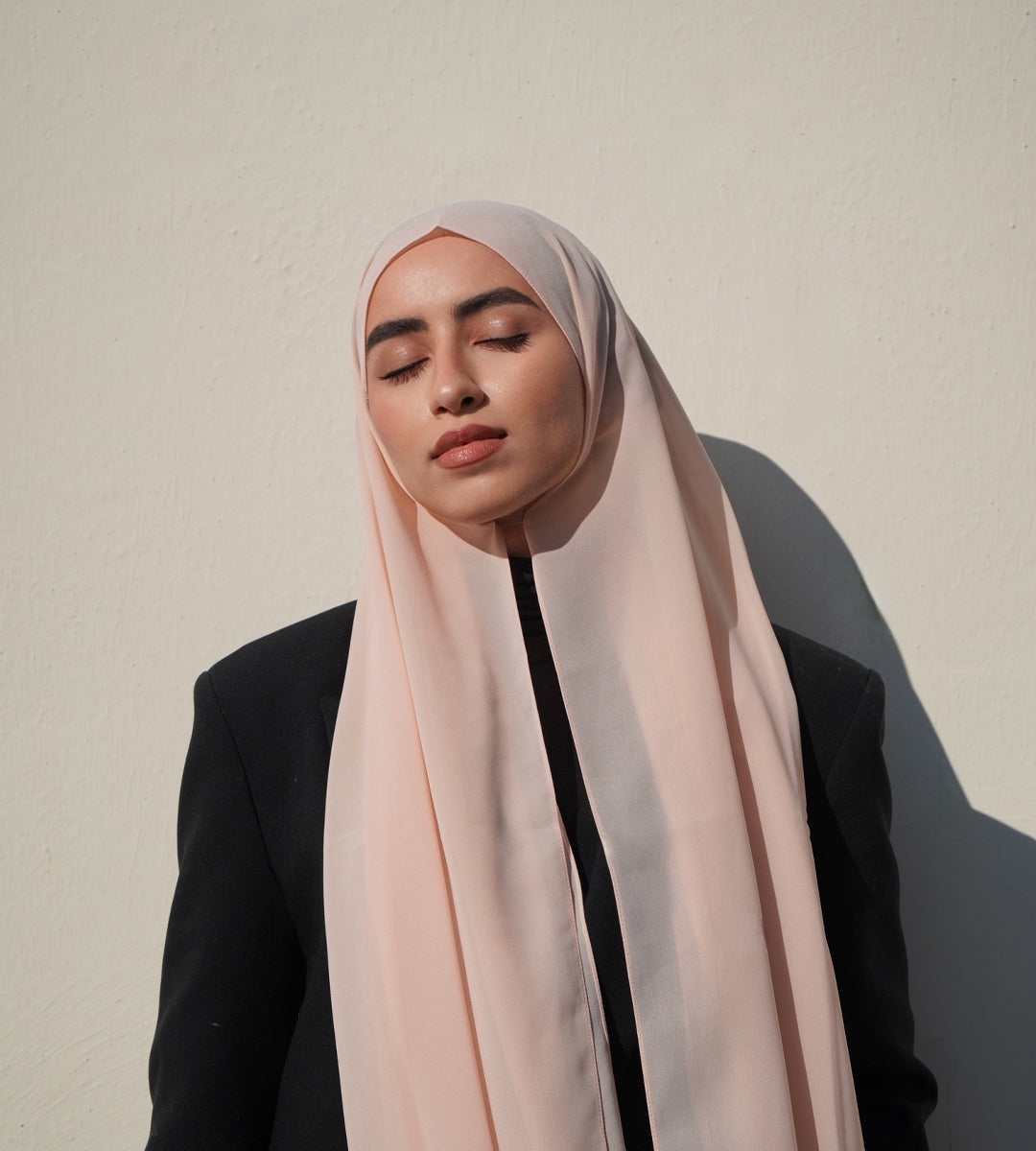 Matching Hijab & Undercap - Pearl Rose