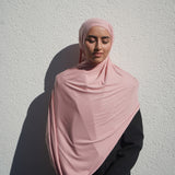 Rosé Blush Bamboo Jersey Hijab