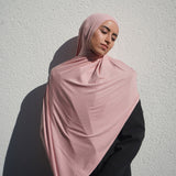 Rosé Blush Bamboo Jersey Hijab