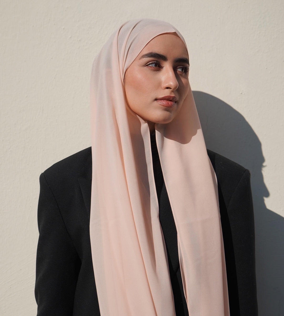 Matching Hijab & Undercap - Pearl Rose