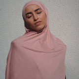 Rosé Blush Bamboo Jersey Hijab