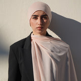 Matching Hijab & Undercap - Pearl Rose