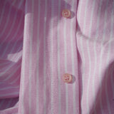 Gestreiftes Damenhemd - Rosa