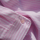 Gestreiftes Damenhemd - Rosa