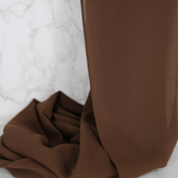 Cinnamon-Brown Chiffon Hijab - Chiffon