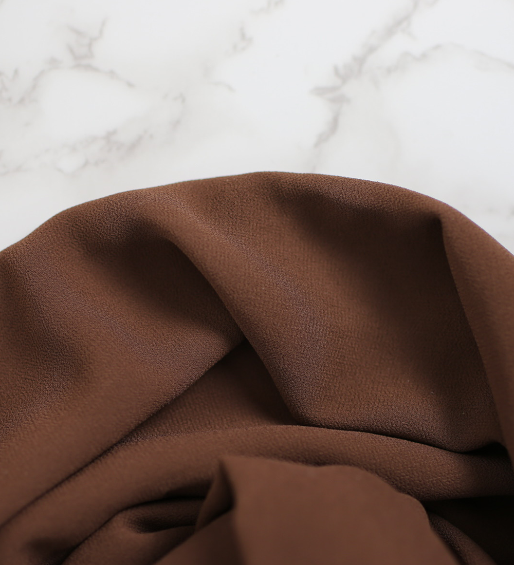 Cinnamon-Brown Chiffon Hijab - Chiffon