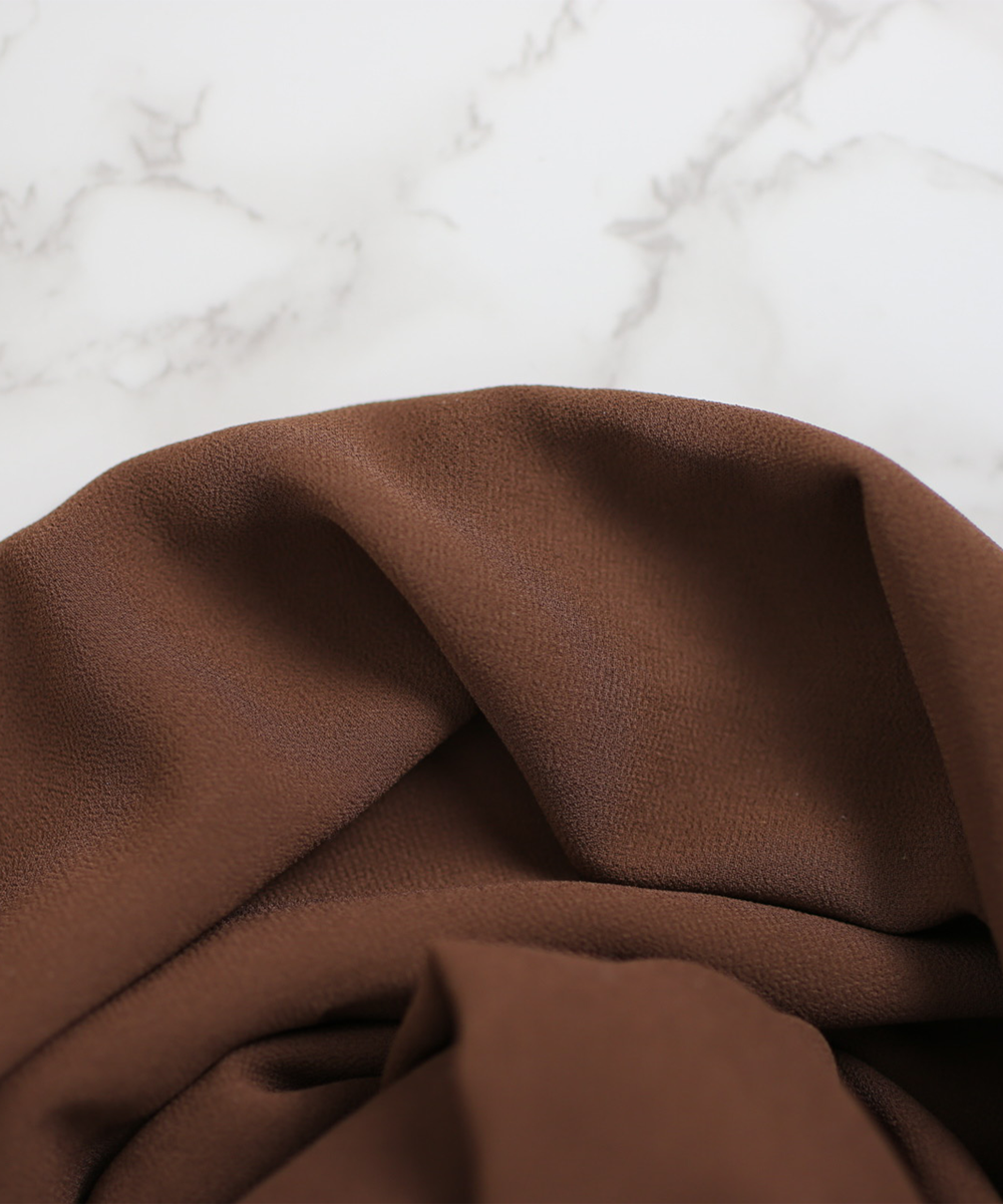 Cinnamon-Brown Chiffon Hijab - Chiffon