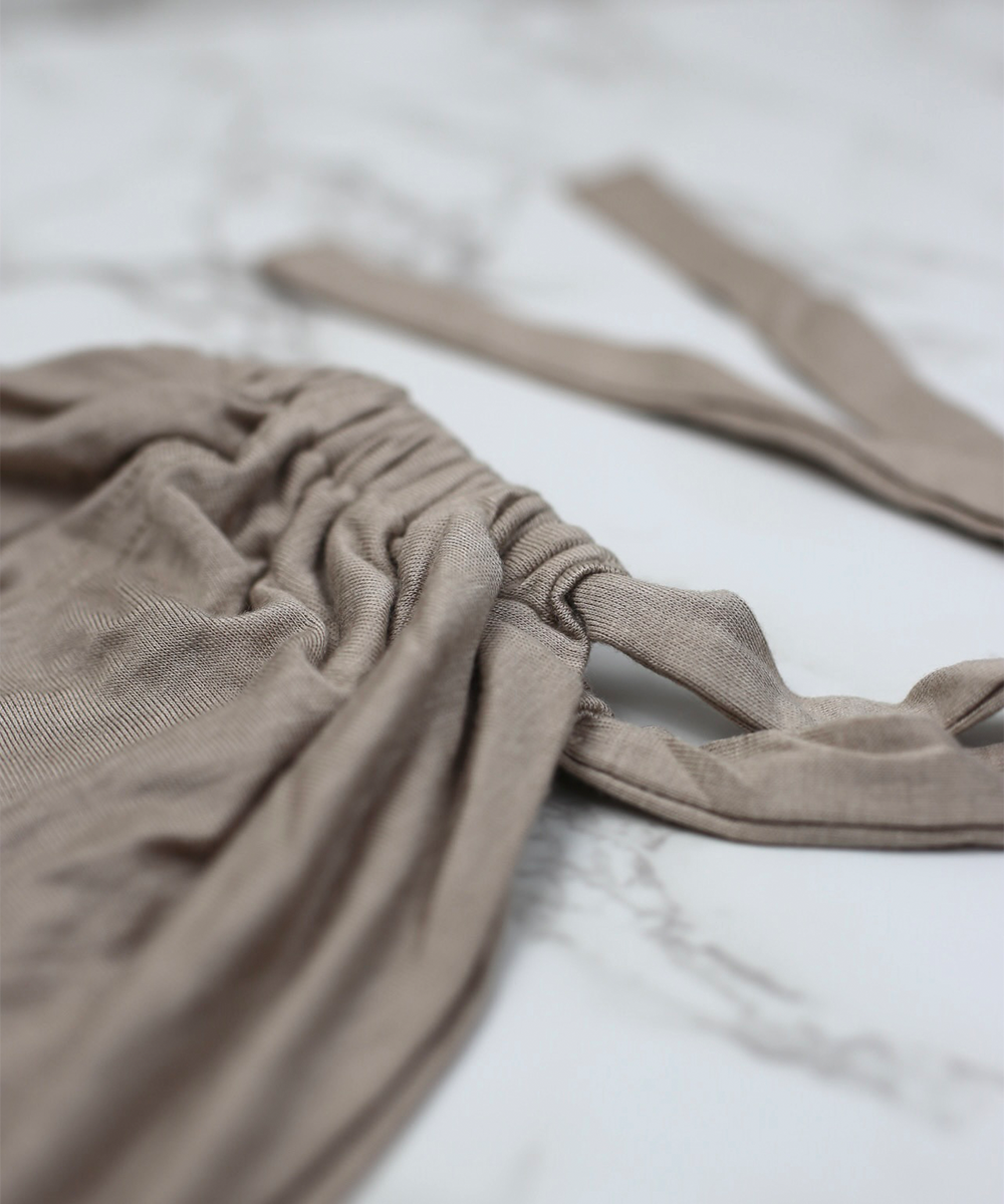 Caramel Bindebonnet Jersey Untertuch - Untertuch