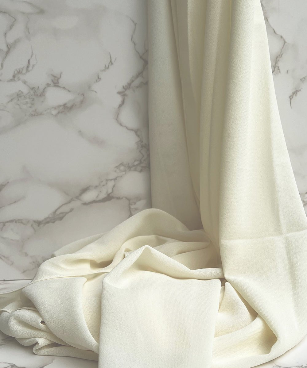 Banana Cream Chiffon Hijab - Chiffon