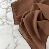 Cinnamon-Brown Chiffon Hijab - Chiffon