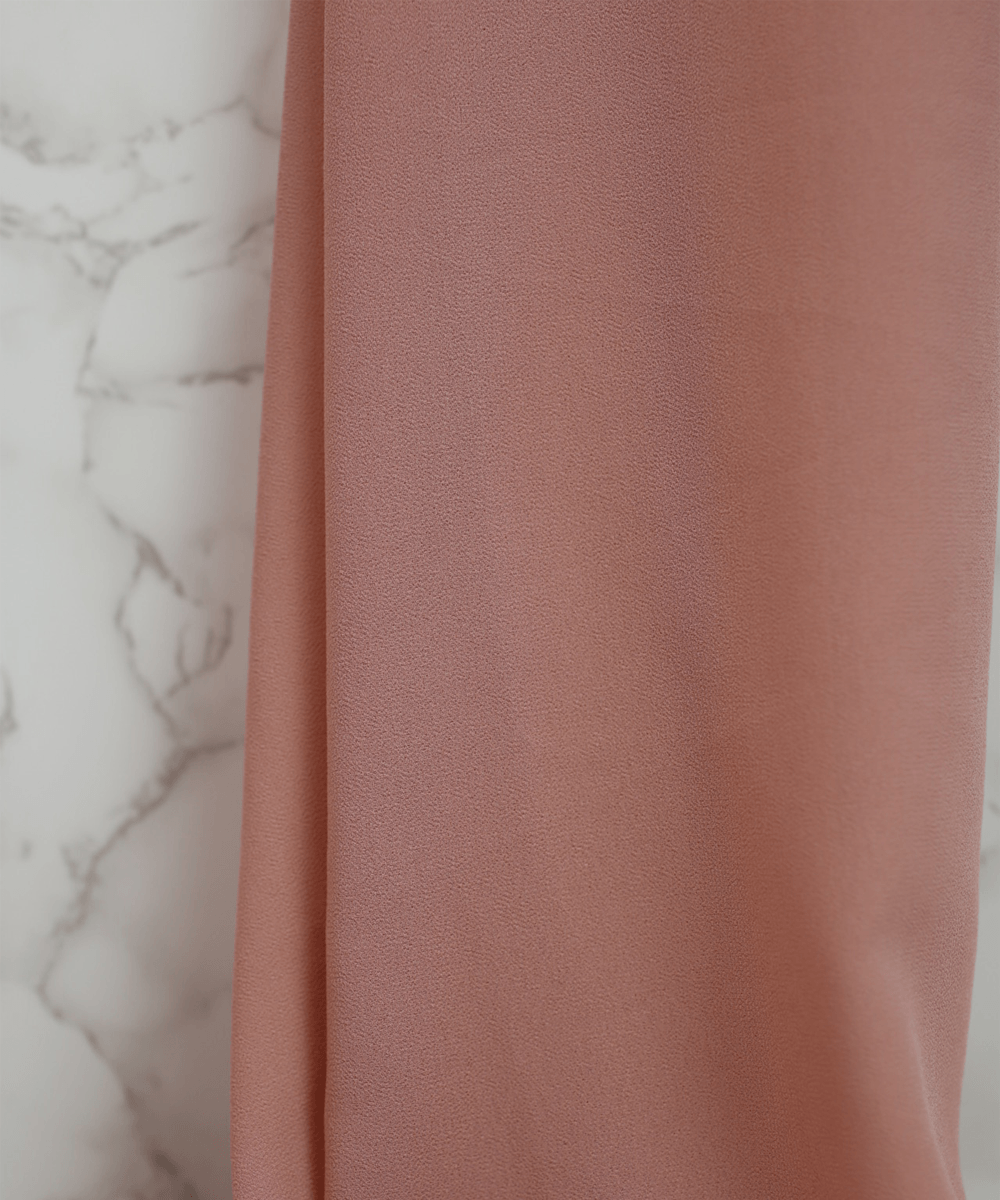 Dusty-Rose Chiffon Hijab - Chiffon