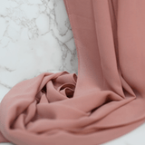 Dusty-Rose Chiffon Hijab - Chiffon
