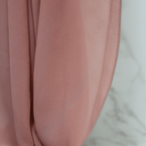 Dusty-Rose Chiffon Hijab - Chiffon