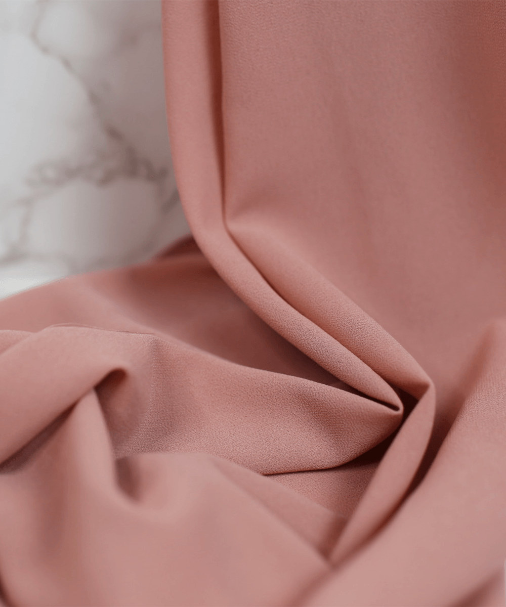 Dusty-Rose Chiffon Hijab - Chiffon