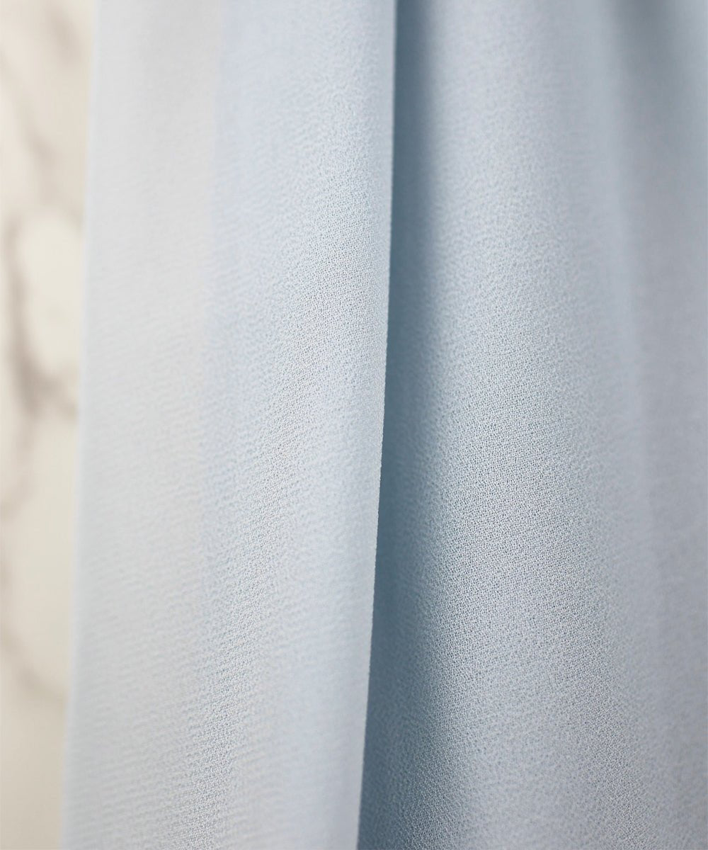 Ice-Blue Chiffon Hijab - Chiffon