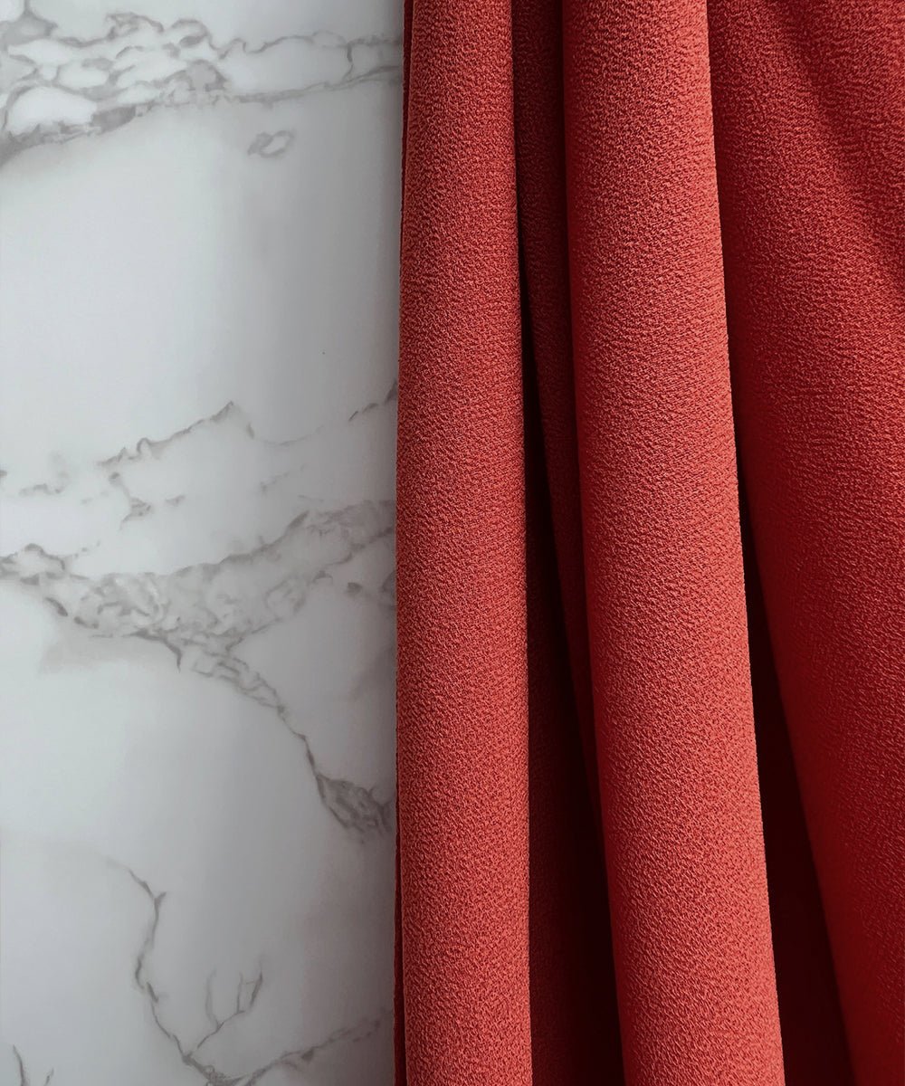 Japanese Maple Chiffon Hijab - Chiffon