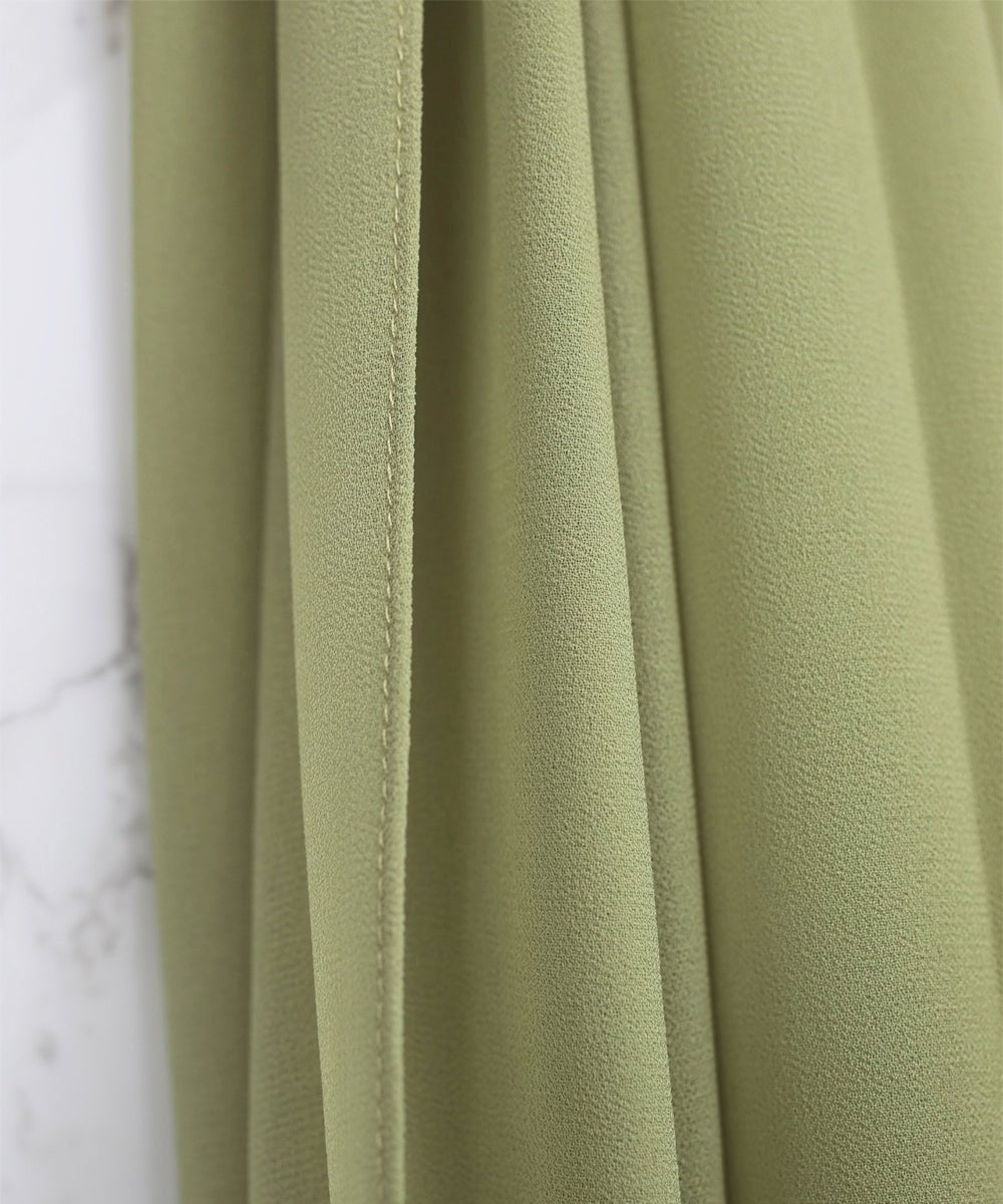 Matcha-Green Chiffon Hijab - Chiffon