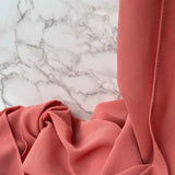 Pastel Red Chiffon Hijab - Chiffon