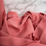 Pastel Red Chiffon Hijab - Chiffon