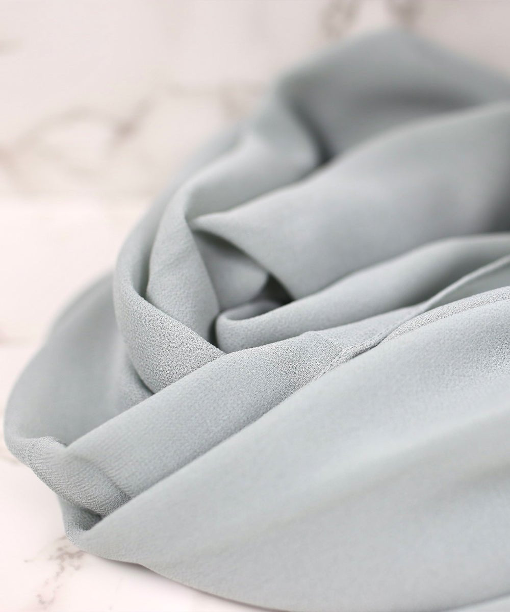 Pastell-Mint Chiffon Hijab - Chiffon