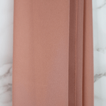 Peach-Bloom Chiffon Hijab - Chiffon