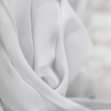 Snow-White Chiffon Hijab - Chiffon