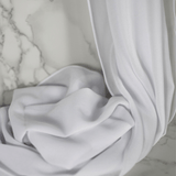 Snow-White Chiffon Hijab - Chiffon