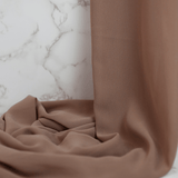 Toffee-Taupe Chiffon Hijab - Chiffon