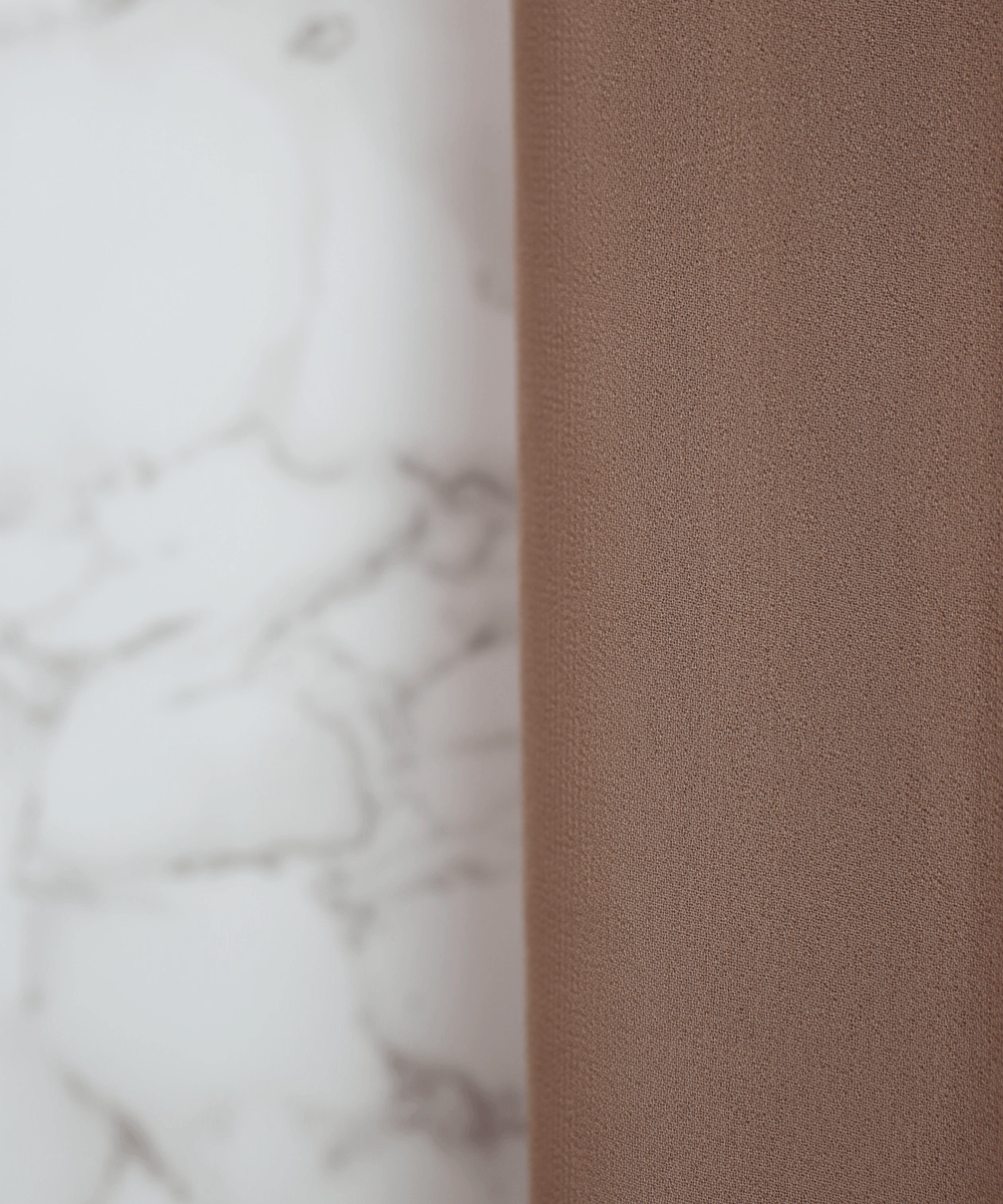 Toffee-Taupe Chiffon Hijab - Chiffon